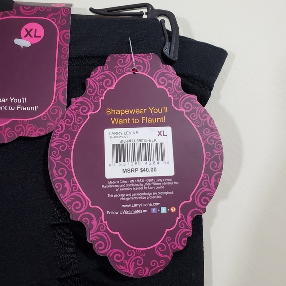 Larry Levine Shapewear High Rise Half Slip Sz XL - Picture 2 of 6